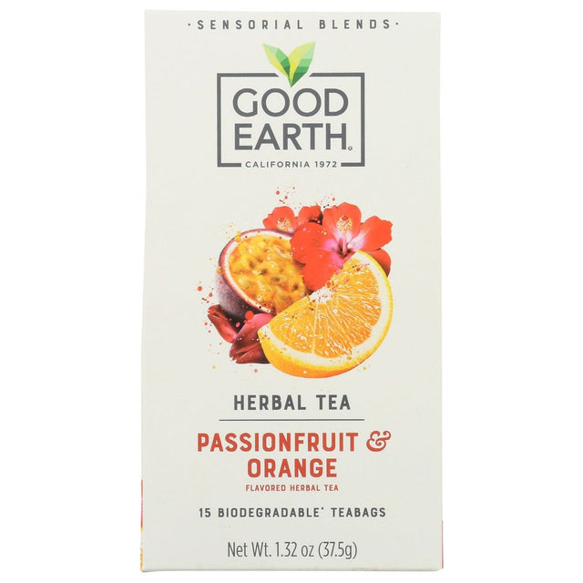 GOOD EARTH: Tea Passionfruit Orange, 15 bg - #tag1# - #tag2#