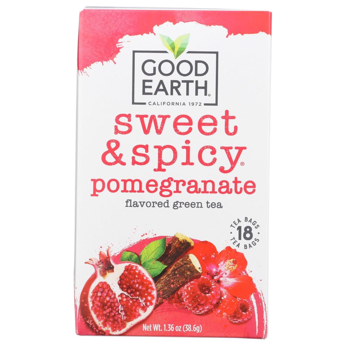 GOOD EARTH: Tea Pomegarnte Burts, 18 bg - #tag1# - #tag2#