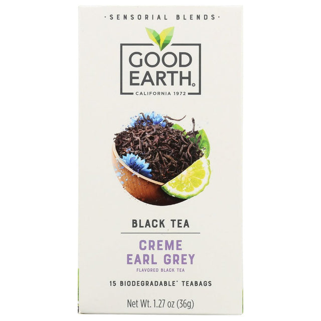 GOOD EARTH: Tea Sensorial Earl Grey, 15 bg - #tag1# - #tag2#