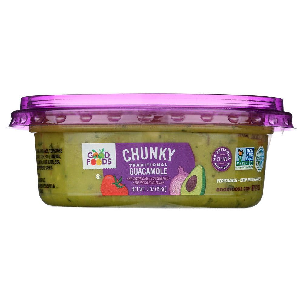 GOOD FOODS: Chunky Traditional Guacamole, 7 oz - #tag1# - #tag2#