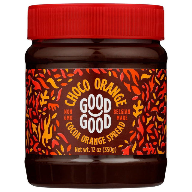GOOD GOOD: Belgian Choco Orange Spread No Added Sugar, 12 oz - #tag1# - #tag2#