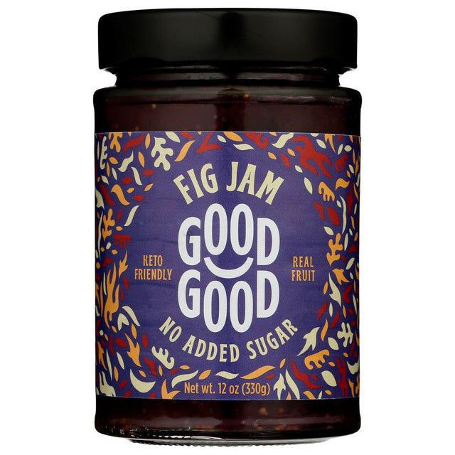 GOOD GOOD: Fig Jam Keto Friendly No Added Sugar, 12 oz - #tag1# - #tag2#