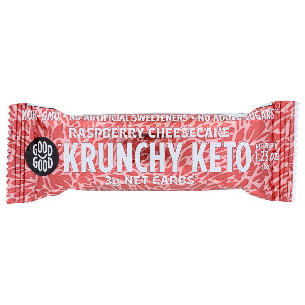 GOOD GOOD: Raspberry Cheesecake Krunchy Bar, 1.23 oz - #tag1# - #tag2#