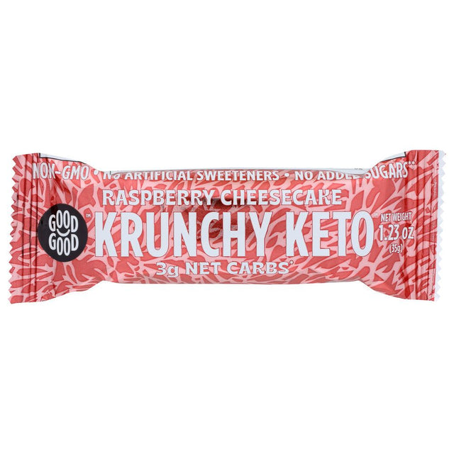 GOOD GOOD: Raspberry Cheesecake Krunchy Bar, 1.23 oz - #tag1# - #tag2#