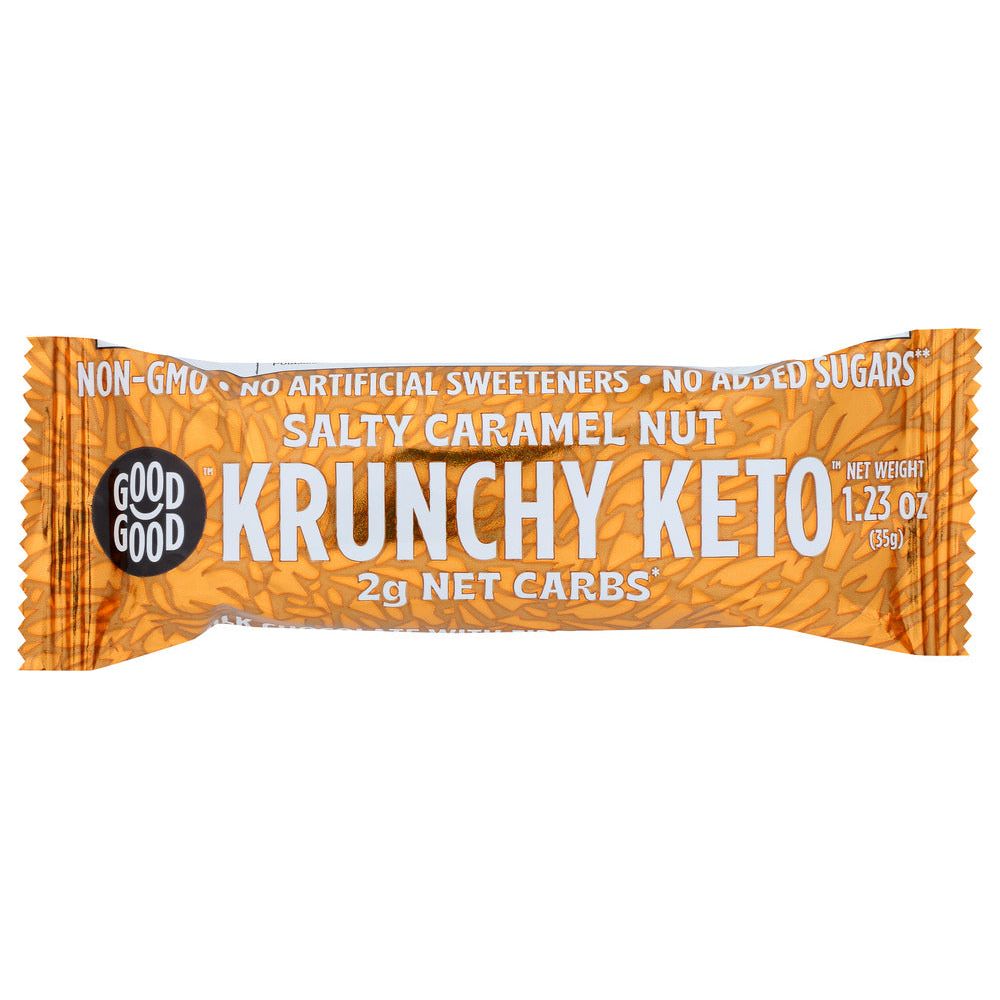 GOOD GOOD: Salty Caramel Nut Krunchy Bar, 1.23 oz - #tag1# - #tag2#