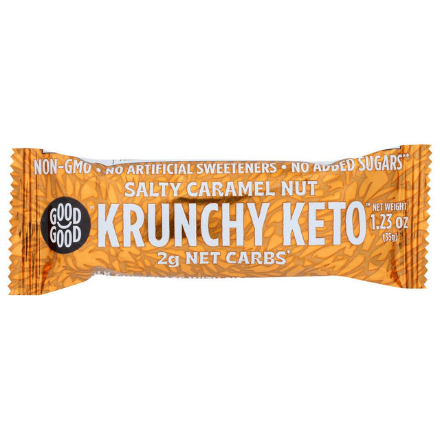 GOOD GOOD: Salty Caramel Nut Krunchy Bar, 1.23 oz - #tag1# - #tag2#