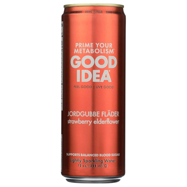 GOOD IDEA: Strawberry Elderflower Sparkling Water, 12 fo - #tag1# - #tag2#