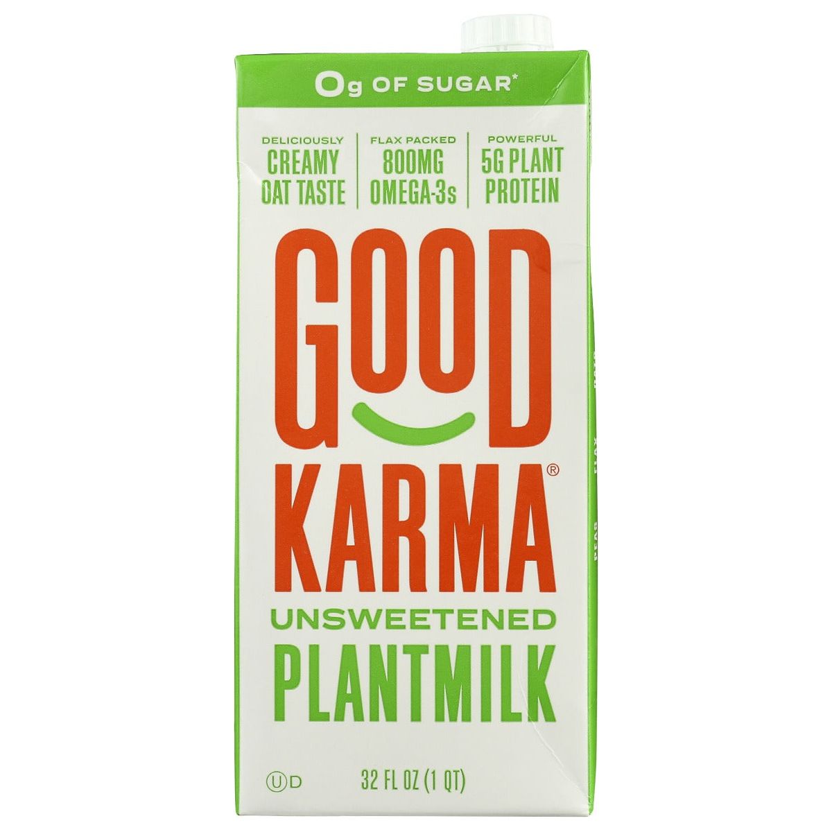 GOOD KARMA: Unsweetened Plantmilk, 32 fo - #tag1# - #tag2#