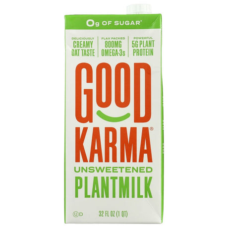 GOOD KARMA: Unsweetened Plantmilk, 32 fo - #tag1# - #tag2#