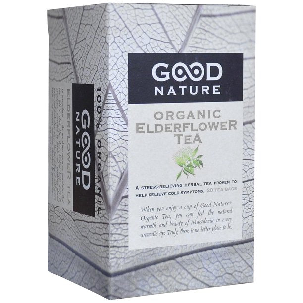 GOOD NATURE: Organic Elderflower Tea, 30 gm - #tag1# - #tag2#