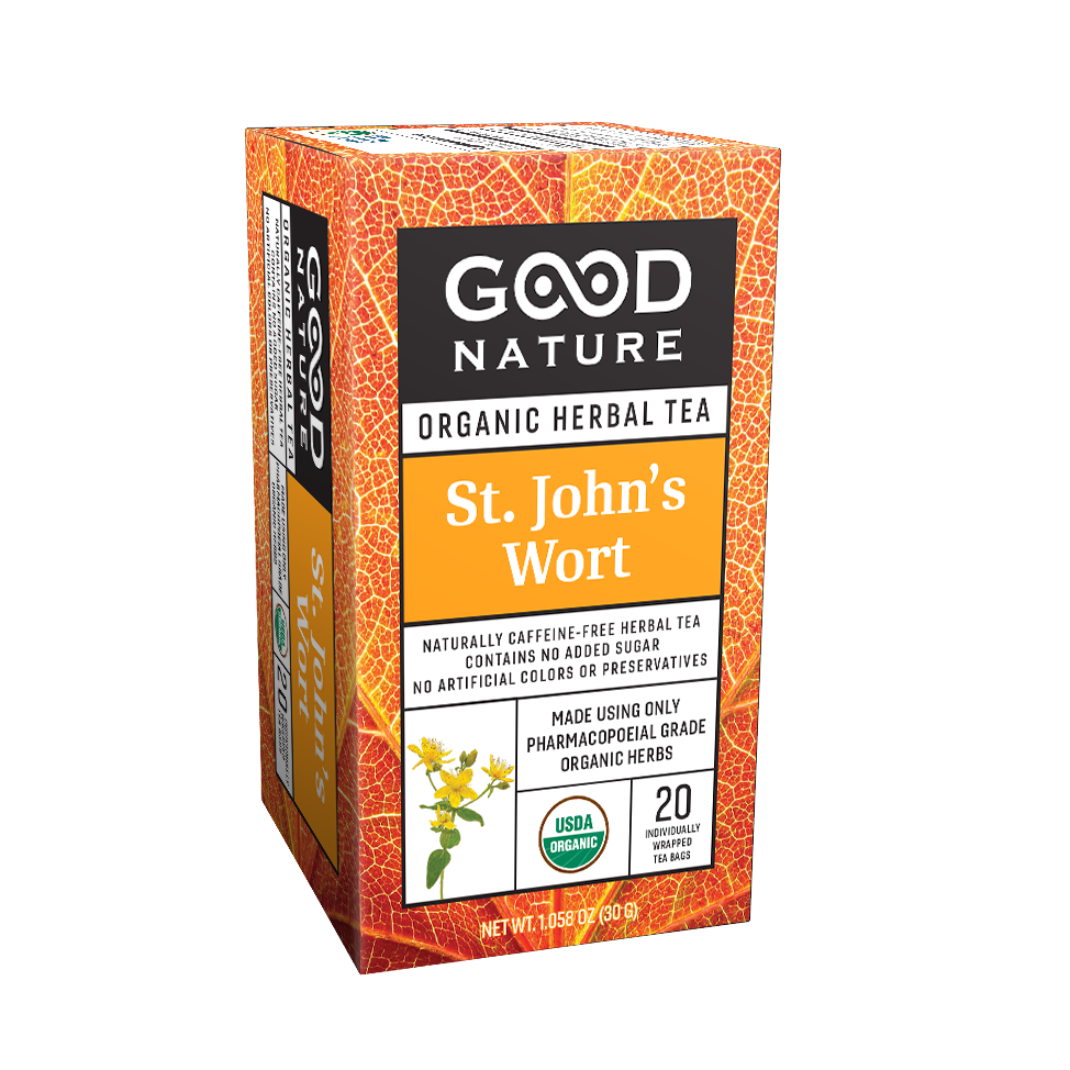 GOOD NATURE: Organic St Johns Wort Tea, 30 gm - #tag1# - #tag2#