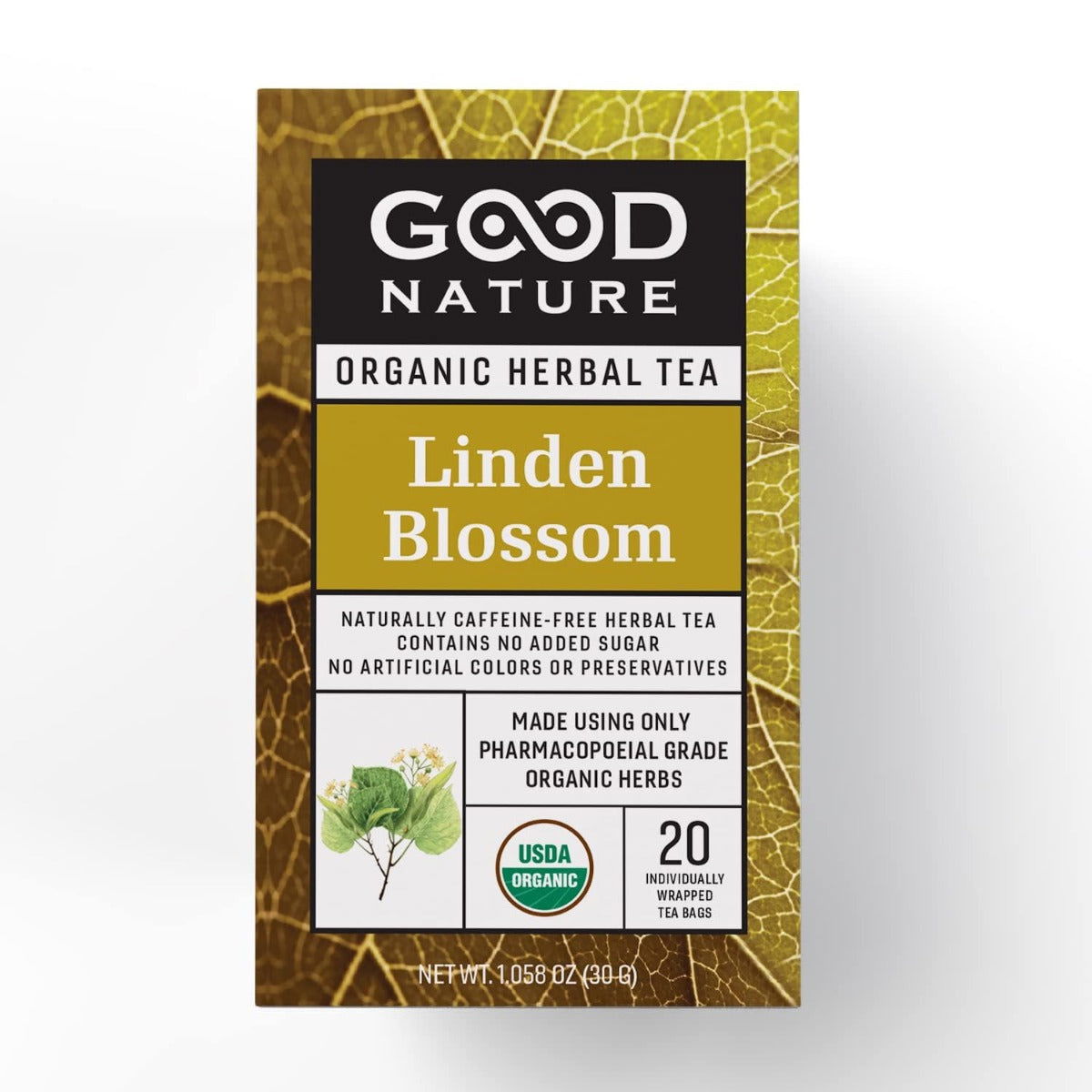 GOOD NATURE: Tea Blossom Linden, 1.058 OZ - #tag1# - #tag2#