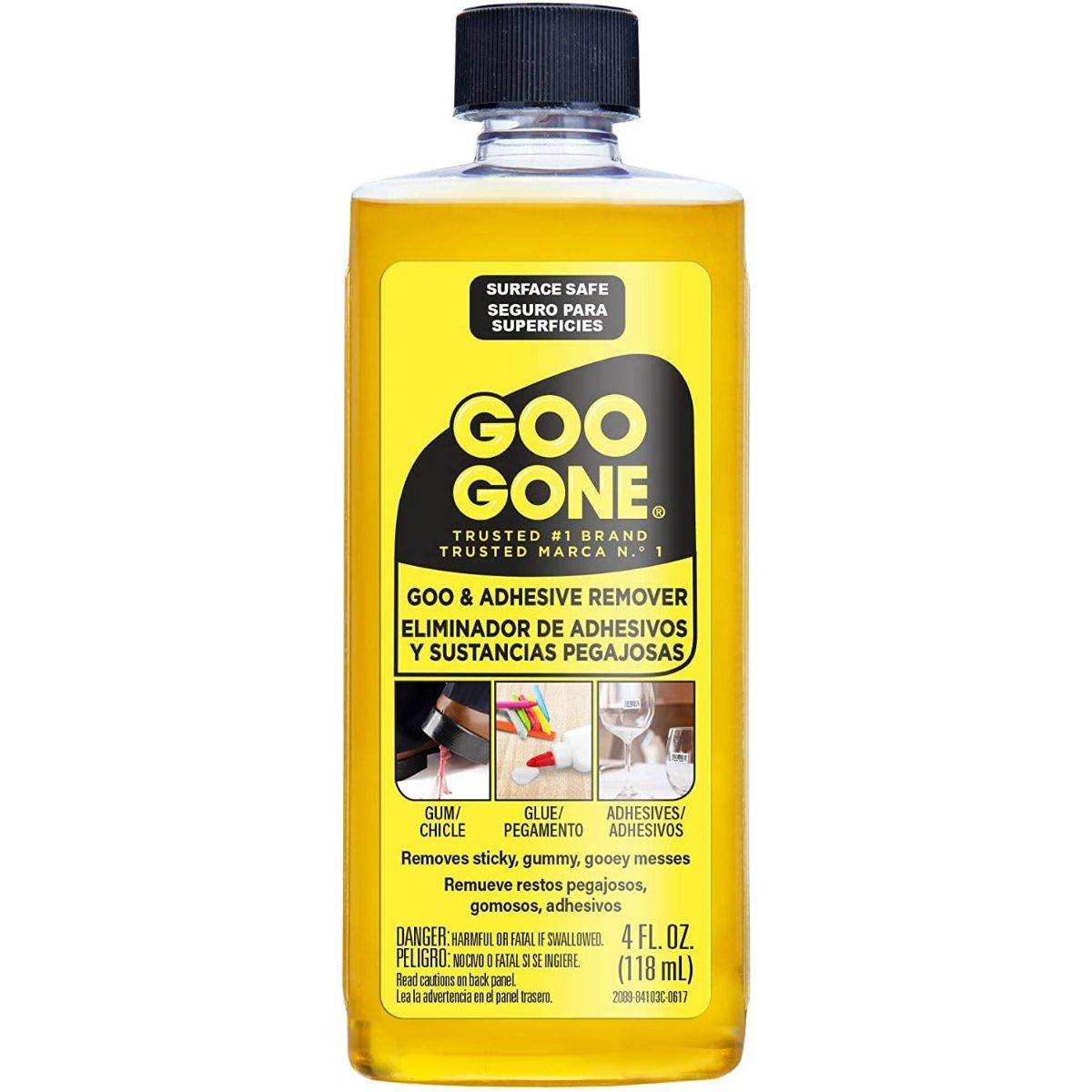 GOO GONE: Goo And Adhesive Remover, 4 oz - #tag1# - #tag2#
