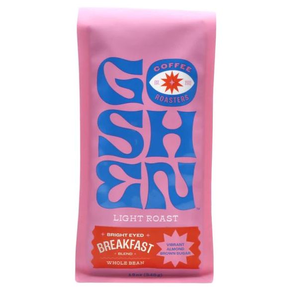 GOSHEN COFFEE ROASTERS: Bright Eyed Breakfast Whole Bean Coffee, 12 oz - #tag1# - #tag2#