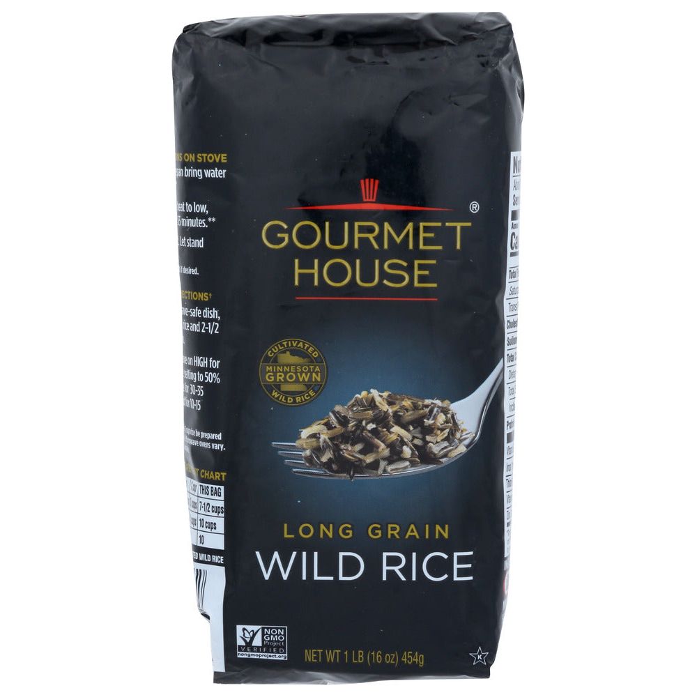 GOURMET HOUSE: Long Grain Wild Rice, 16 oz - #tag1# - #tag2#