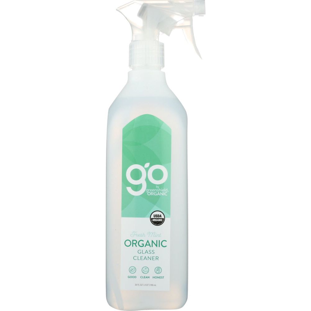 GO BY GREENSHIELD ORGANIC: Organic Glass Cleaner in Fresh Mint, 26 fo - #tag1# - #tag2#