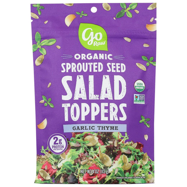 GO RAW: Garlic Thyme Sprouted Salad Toppers, 4 oz - #tag1# - #tag2#