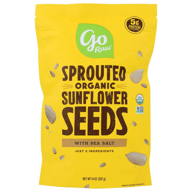 GO RAW: Organic Sprouted Sunflower Seeds, 16 oz - #tag1# - #tag2#