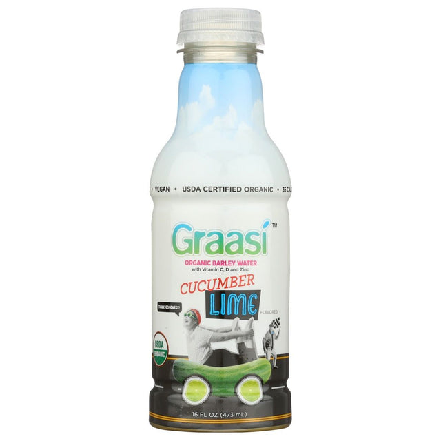 GRAASI: Citrus Mint Barley Grass Water, 16 fo - #tag1# - #tag2#