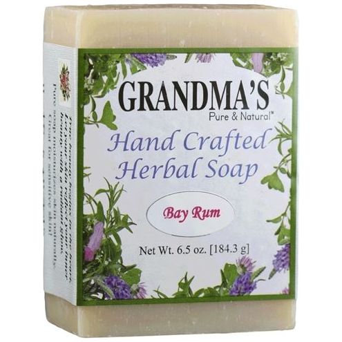 GRANDMAS PURE & NTL: Bay Rum Herbal Soap, 6 oz - #tag1# - #tag2#