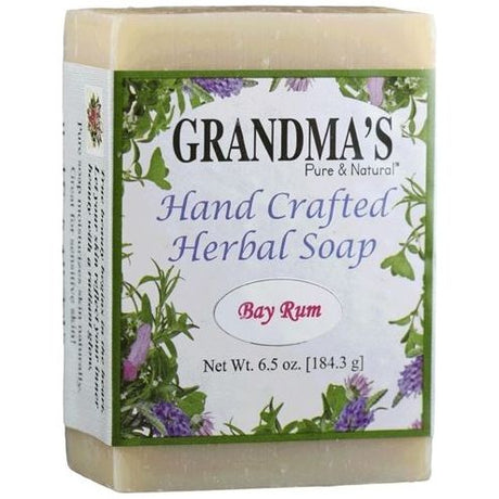GRANDMAS PURE & NTL: Bay Rum Herbal Soap, 6 oz - #tag1# - #tag2#