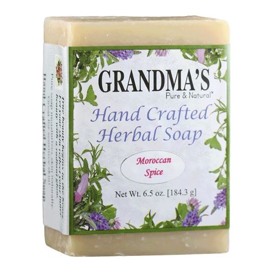 GRANDMAS PURE & NTL: Moroccan Spice Herbal Soap, 6 oz - #tag1# - #tag2#