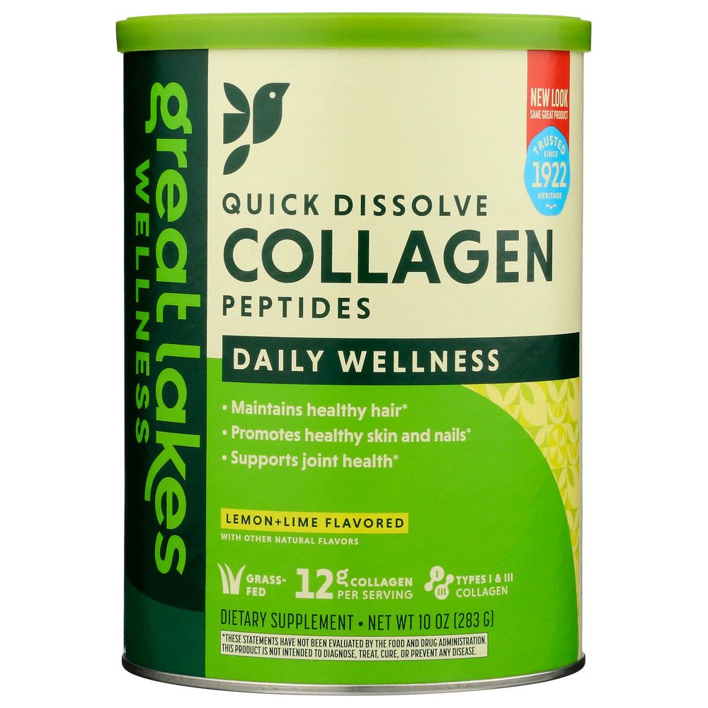 GREAT LAKES: Collagen Powder Lemon Lim, 10 oz - #tag1# - #tag2#