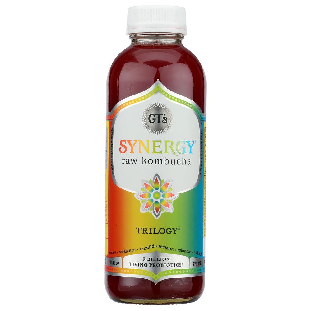 GTS ENLIGHTENED: Kombucha Enlightened Synergy Trilogy Drink, 16 fl oz - #tag1# - #tag2#