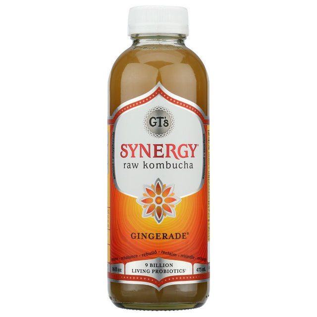 GT'S ENLIGHTENED KOMBUCHA: Enlightened Kombucha Gingerade, 16 oz - #tag1# - #tag2#