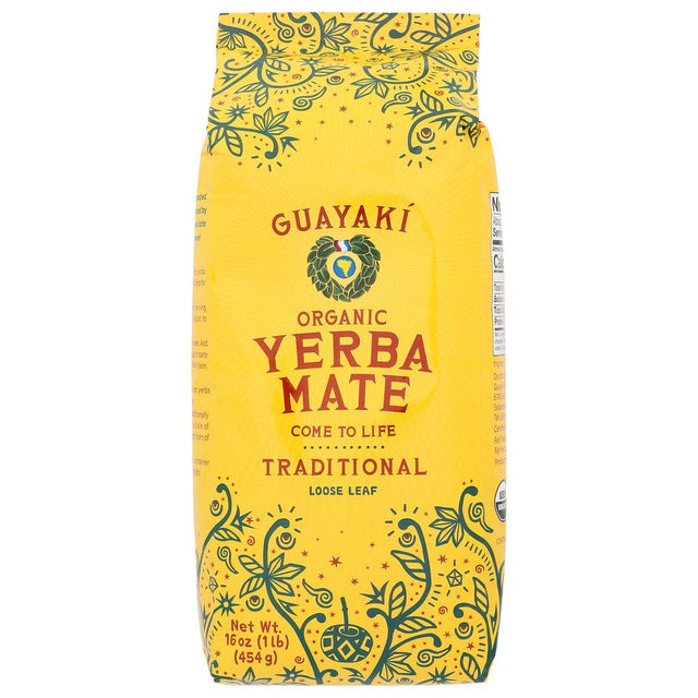 GUAYAKI: Organic Loose Leaf Yerba Mate Traditional, 16 oz - #tag1# - #tag2#