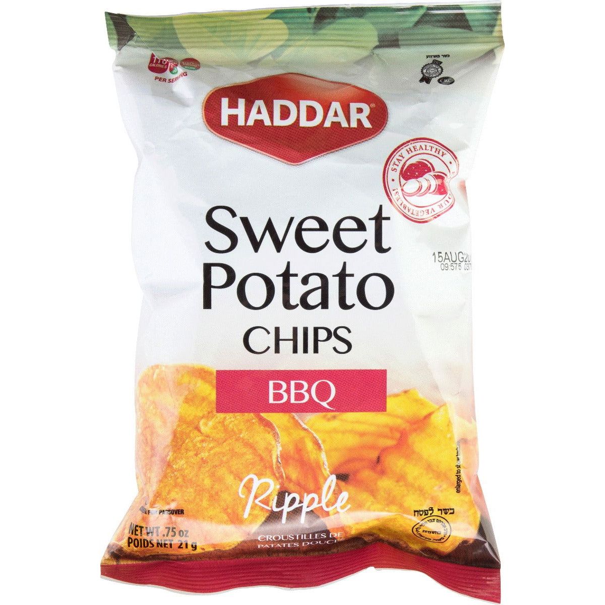 HADDAR: Bbq Sweet Potato Chips, 0.75 oz - #tag1# - #tag2#