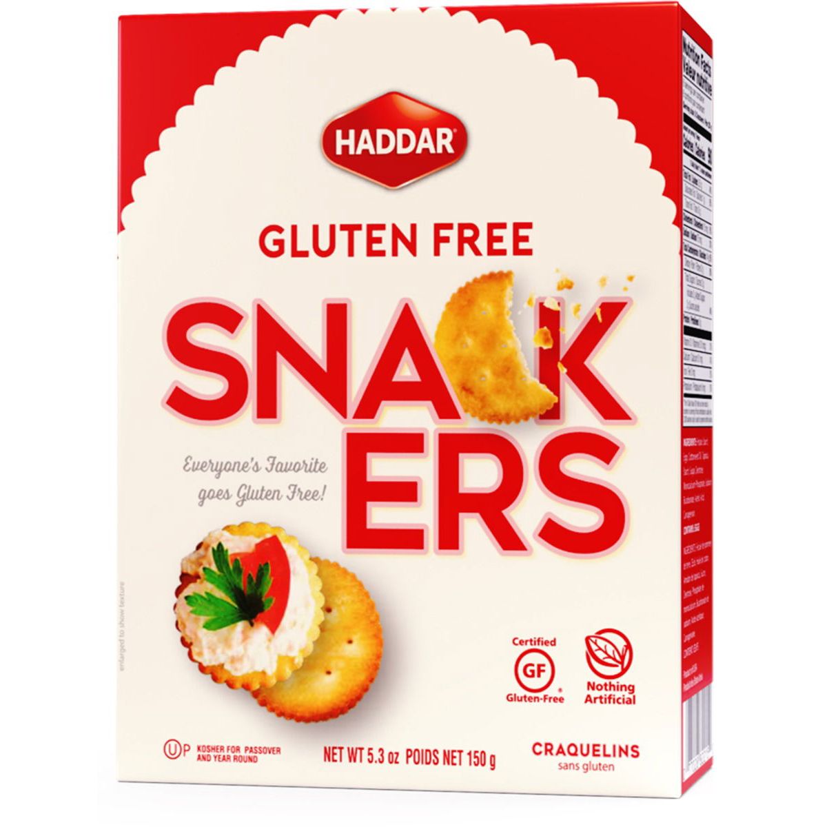 HADDAR: Gluten Free Snackers, 5.3 oz - #tag1# - #tag2#
