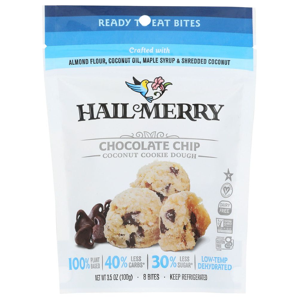 HAIL MERRY: Chocolate Chip Cookie Dough Bites, 3.5 oz - #tag1# - #tag2#