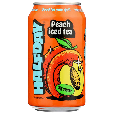 HALFDAY: Tea Green Peach Tonic, 12 fo - #tag1# - #tag2#