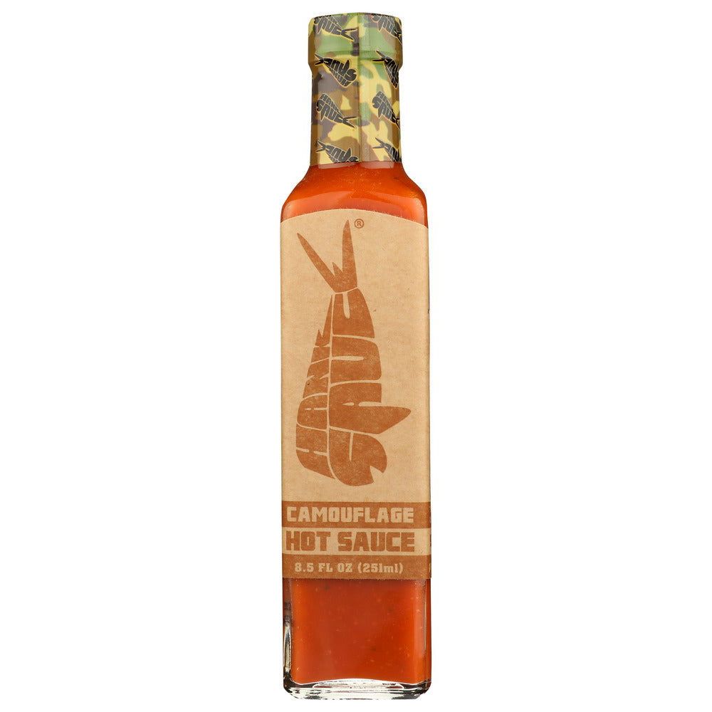 HANK SAUCE: Camouflage Hot Sauce, 8.5 oz - #tag1# - #tag2#