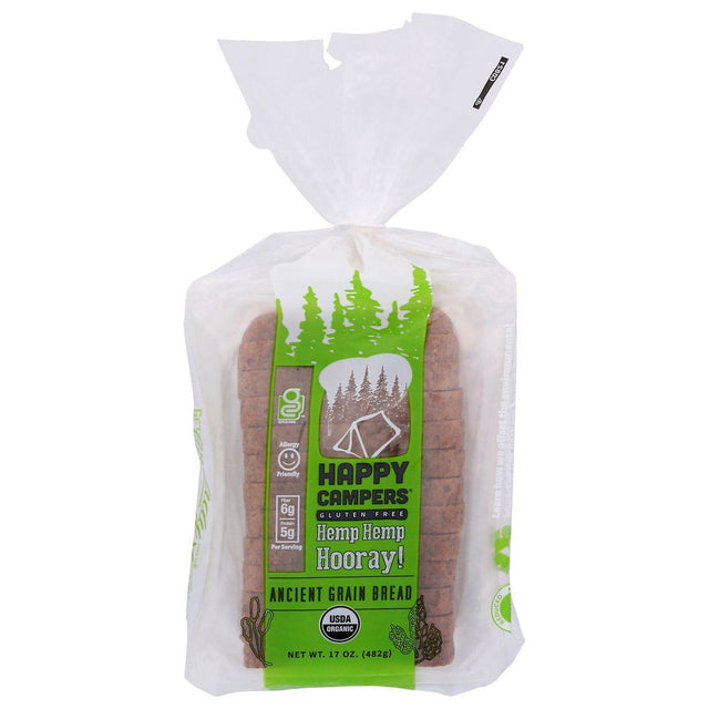 HAPPY CAMPERS GLUTEN FREE: Hemp Hemp Hooray! Bread, 17 oz - #tag1# - #tag2#