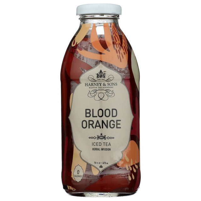 HARNEY & SONS: Blood Orange Iced Tea Bottled, 16 fo - #tag1# - #tag2#