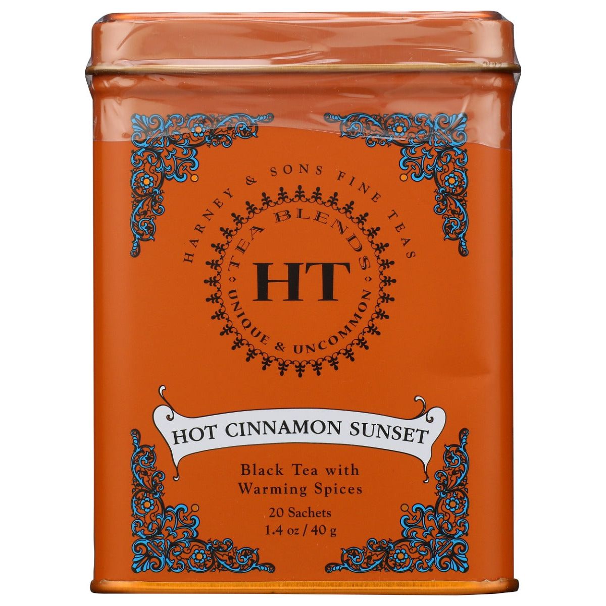 HARNEY & SONS: Hot Cinnamon Sunset Black Tea HT Tin, 20 bg - #tag1# - #tag2#