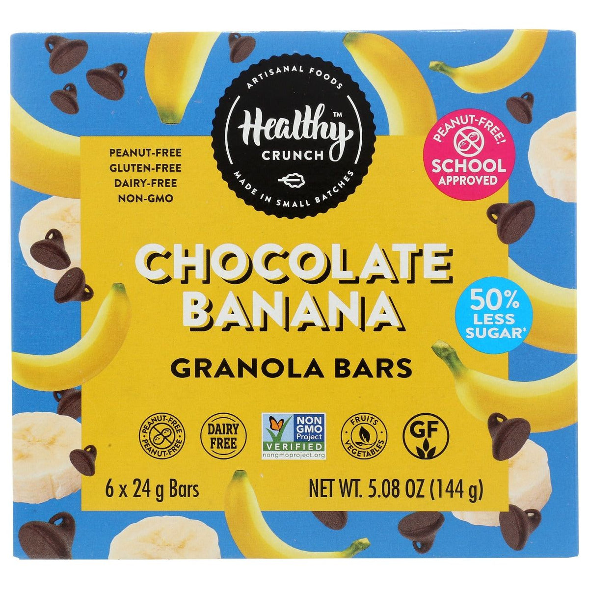HEALTHY CRUNCH: Bar Choc Banana, 5.08 oz - #tag1# - #tag2#
