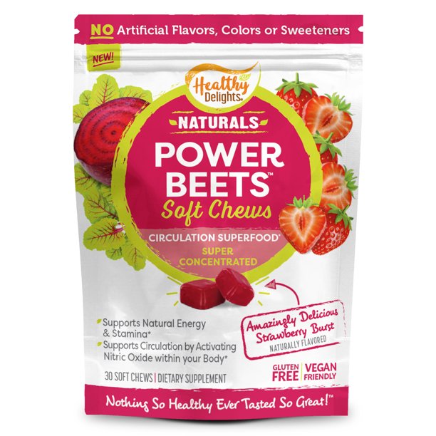 HEALTHY DELIGHTS: Naturals Power Beets Chews, 30 pc - #tag1# - #tag2#