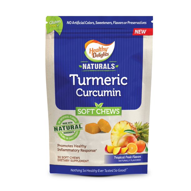 HEALTHY DELIGHTS: Turmeric Curcumin Chews, 30 ea - #tag1# - #tag2#