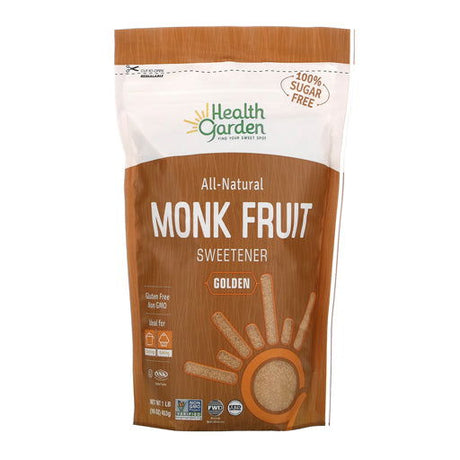 HEALTH GARDEN: Golden Monk Fruit Sweetener, 1 lb - #tag1# - #tag2#