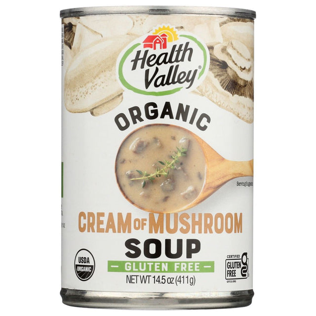 HEALTH VALLEY ORGANIC: Cream of Mushroom Soup, 14.5 Oz - #tag1# - #tag2#