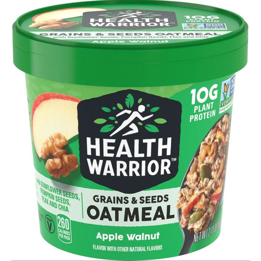 HEALTH WARRIOR: Oatmeal Apple Walnut Cup, 2.11 oz - #tag1# - #tag2#