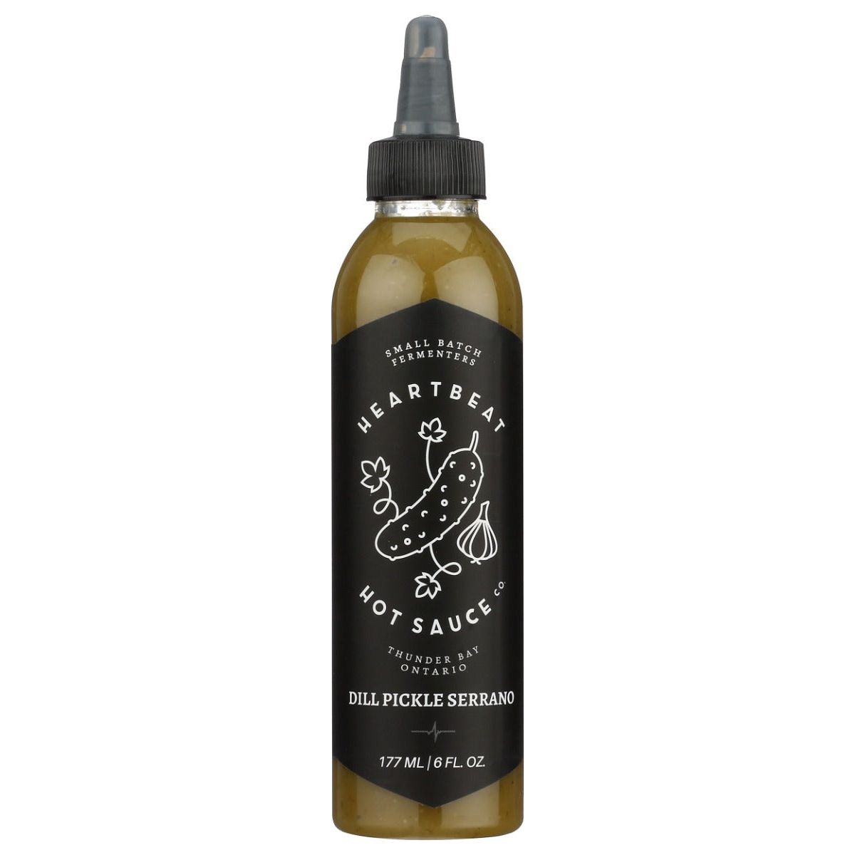 HEARTBEAT HOT SAUCE: Dill Pickle Serrano, 6 fo - #tag1# - #tag2#