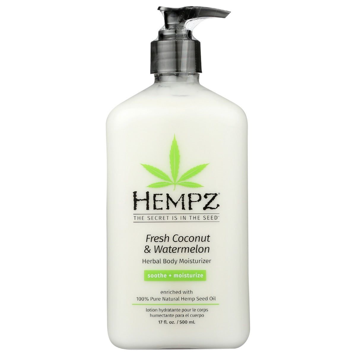 HEMPZ: Fresh Coconut Watermelon Body Moisturizer, 17 oz - #tag1# - #tag2#