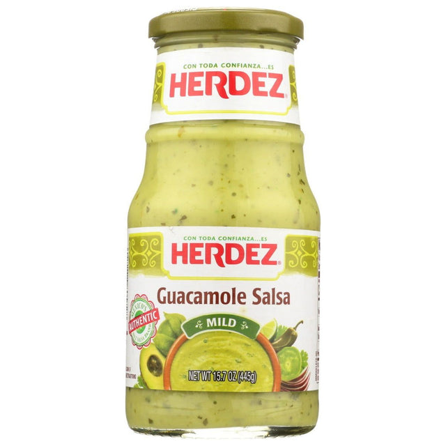 HERDEZ: Guacamole Salsa Mild, 15.7 oz - Sunshine Co Op. - #tag1# - #tag2# - #tag3# - #tag4#