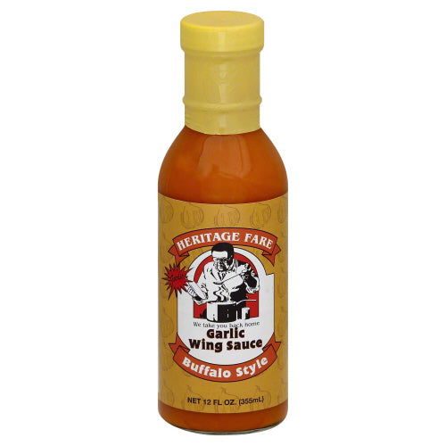 HERITAGE FARE: Sauce Garlic Wing, 12 OZ - #tag1# - #tag2#