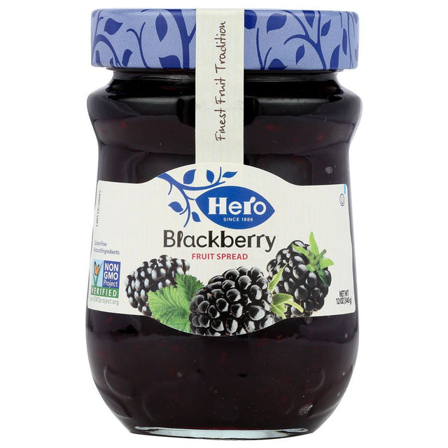 HERO: Fruit Spread Blackberry, 12 oz - #tag1# - #tag2#