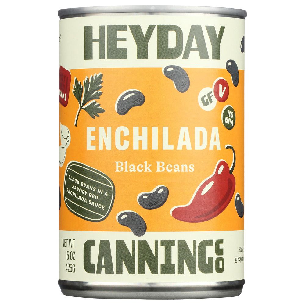 HEYDAY CANNING CO: Beans Black Enchilada, 15 OZ - #tag1# - #tag2#